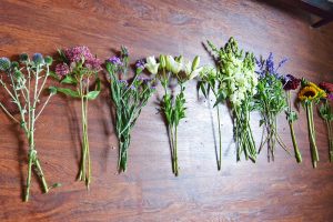 wildflowers wedding greenery